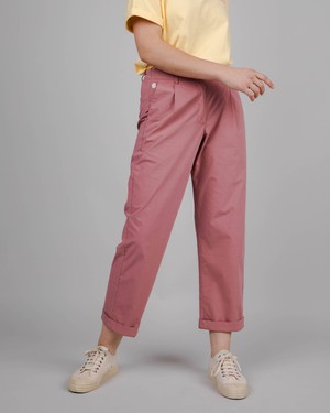 Comfort Chinohose mit Bügelfalte Dusty Pink from Brava Fabrics