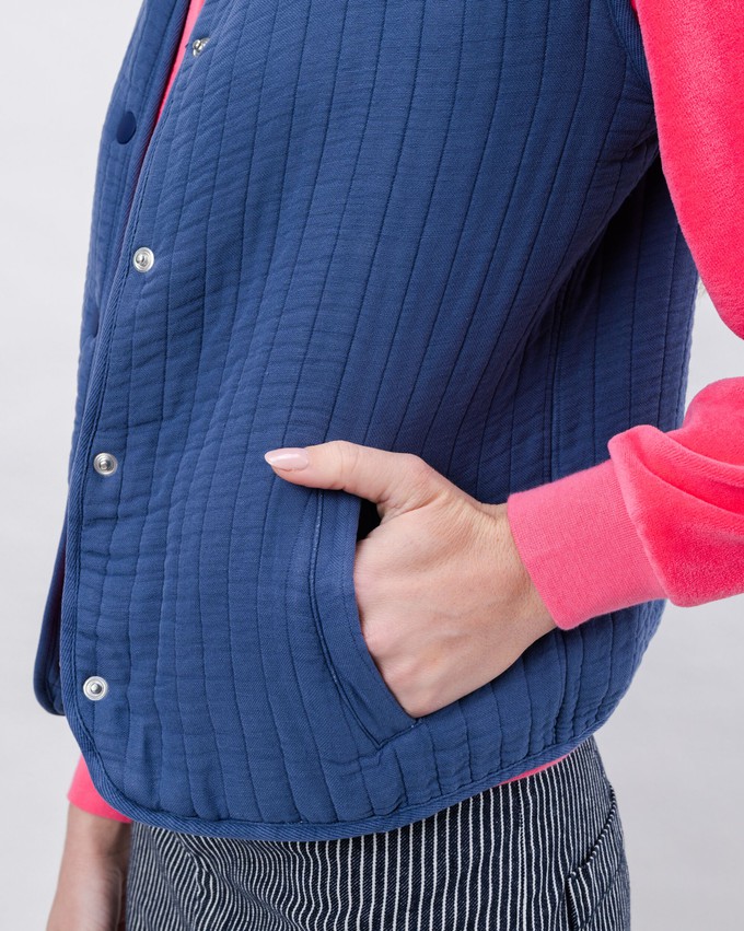 Steppweste Damen Indigo from Brava Fabrics