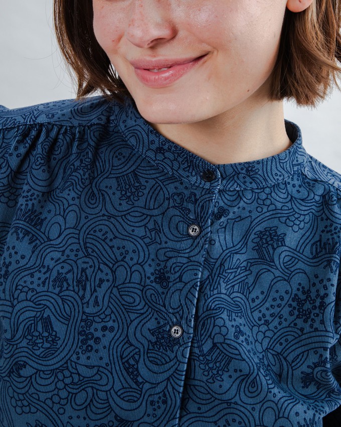 Baby Cord Noodles Bluse from Brava Fabrics