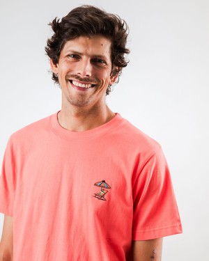 Peanuts Tropical T-shirt Red from Brava Fabrics