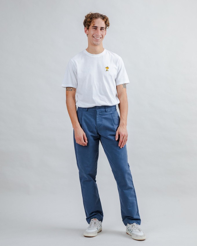 Brava Gum Faltenhose Indigo from Brava Fabrics