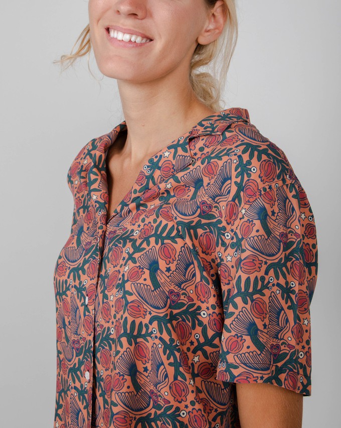 Asis Percales Passerine Aloha Bluse from Brava Fabrics