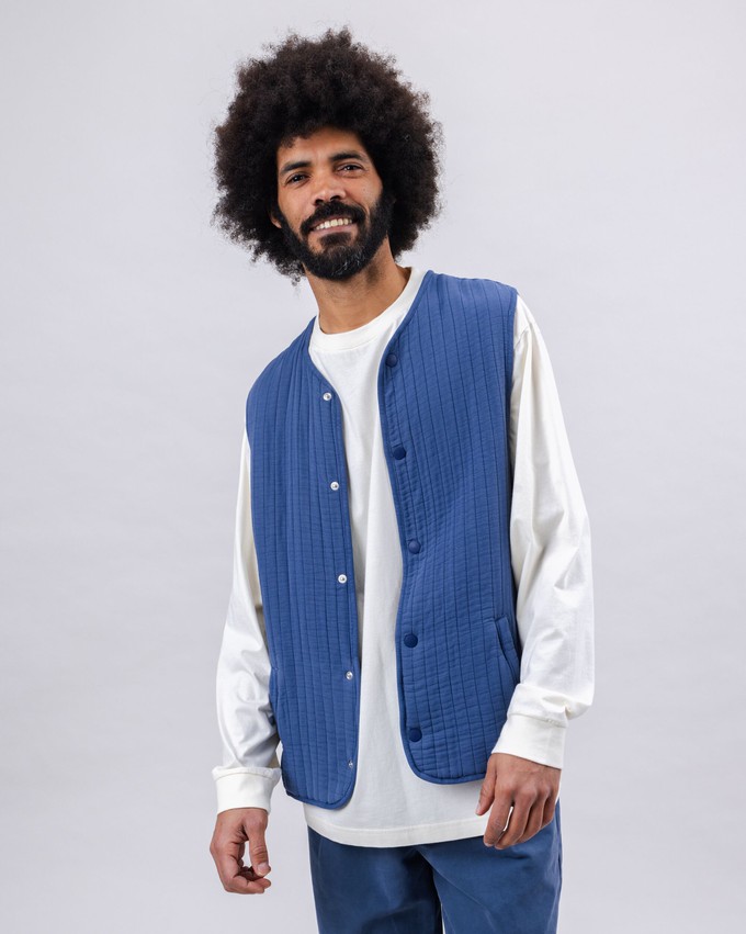 Steppweste Herren Indigo from Brava Fabrics