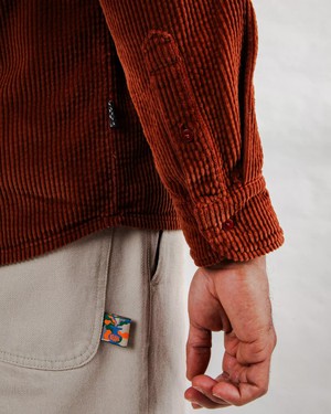 Cord Overshirt Kupfer from Brava Fabrics