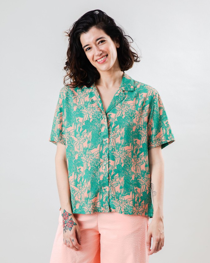 Helios Aloha Blouse Pink from Brava Fabrics