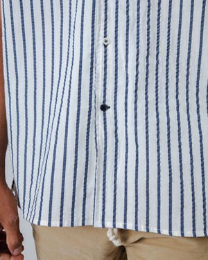 Sailor Aloha Shirt Blue from Brava Fabrics