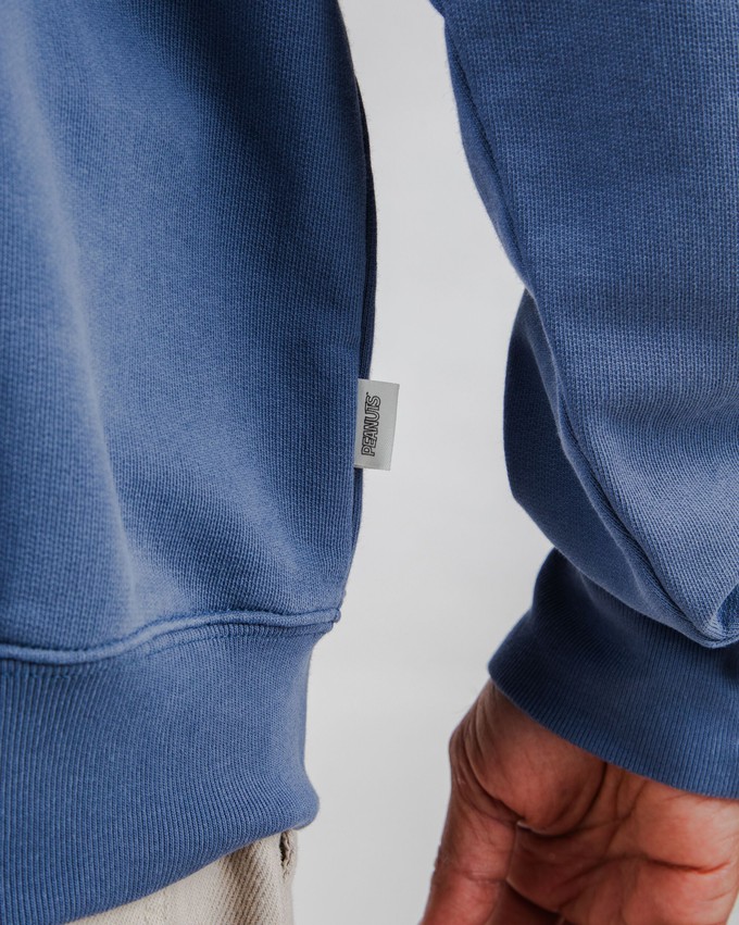 Peanuts Classic Records Sweatshirt Blau from Brava Fabrics