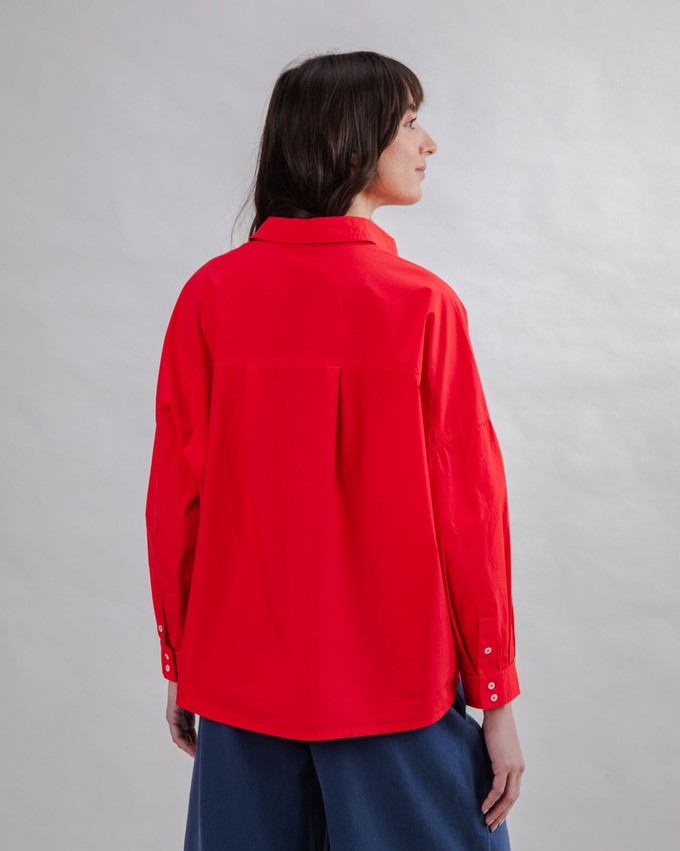 Oversize Rotes Hemd from Brava Fabrics