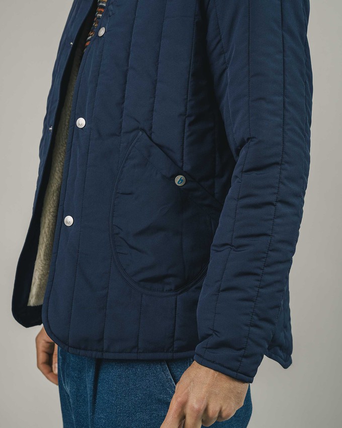 Gefütterte Jacke Navy from Brava Fabrics