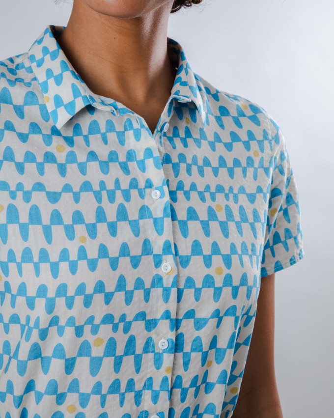 Sunset Kurzes Kleid Blau from Brava Fabrics