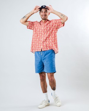 Marisol Aloha Shirt Red from Brava Fabrics