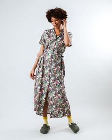 Helios Lang Kleid Ecru via Brava Fabrics