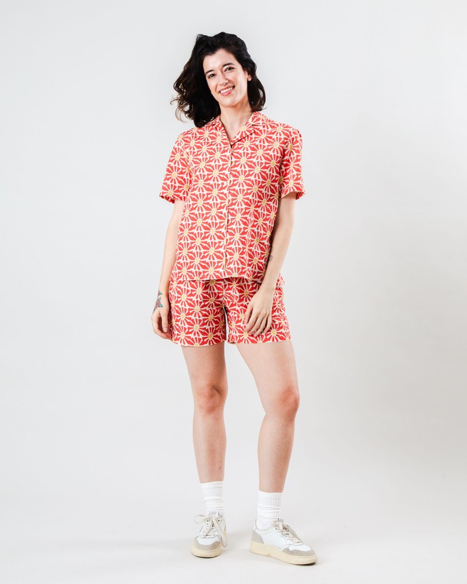 Marisol Aloha Bluse Rot from Brava Fabrics