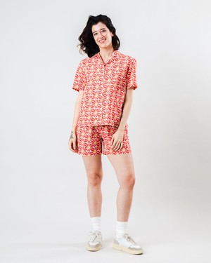 Marisol Aloha Bluse Rot from Brava Fabrics