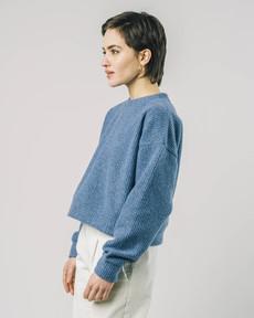 Croppped Pullover Ocean via Brava Fabrics