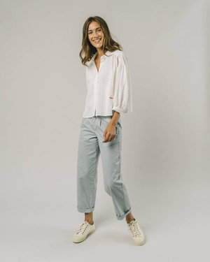 Ivory Boho Bluse White from Brava Fabrics
