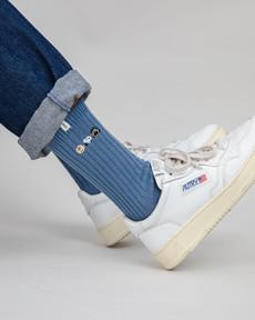 Peanuts The Gang Socken Blau via Brava Fabrics