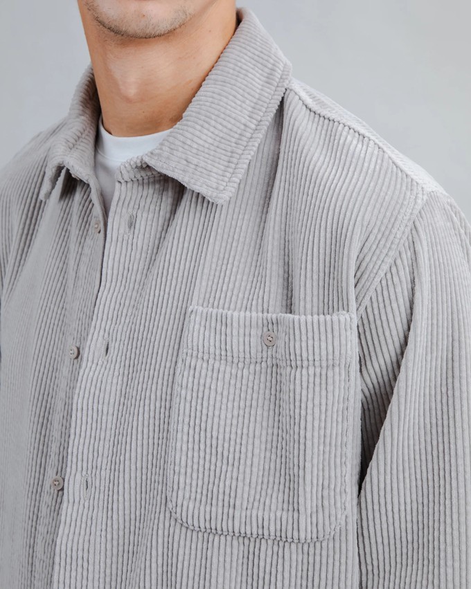 Cord Overshirt Grau from Brava Fabrics