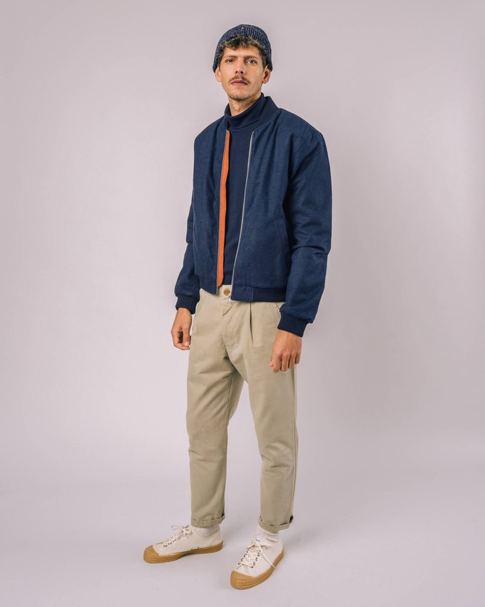 Bomber Jacket Navy from Brava Fabrics