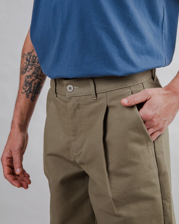 Sobremesa Plisseehose Khaki from Brava Fabrics