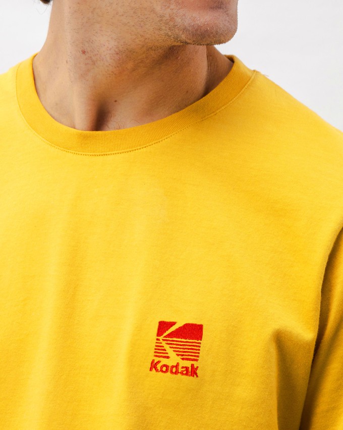 Kodak Logo T-shirt Gelb from Brava Fabrics