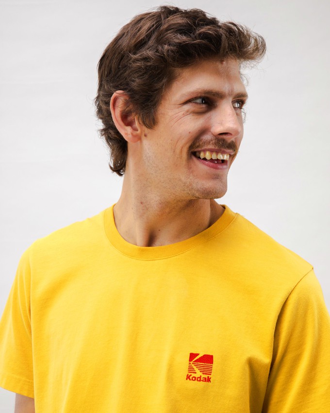 Kodak Logo T-shirt Gelb from Brava Fabrics