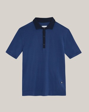 Navy Sky Polo-Shirt from Brava Fabrics