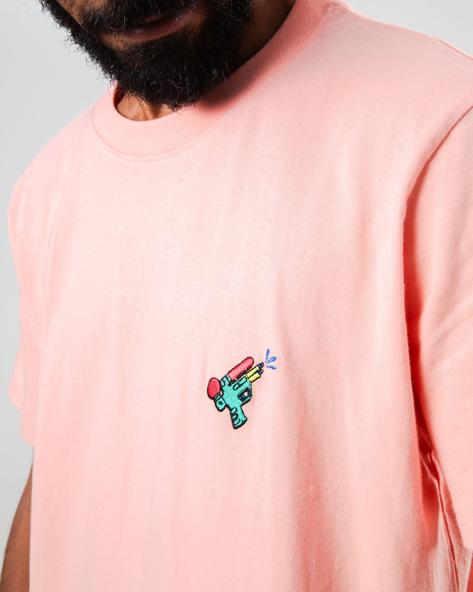 Water Gun T-shirt Pink from Brava Fabrics
