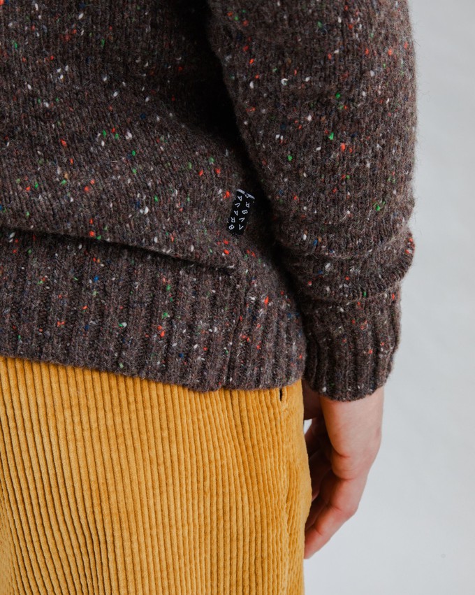 Wollpullover Raglan Schokolade from Brava Fabrics