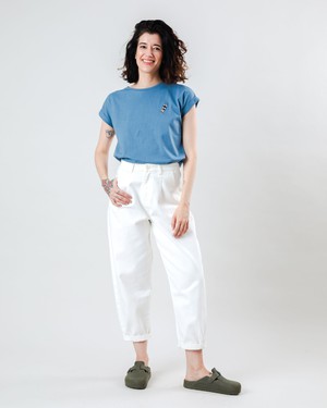 Just Swim Scoop Tee Cloud from Brava Fabrics