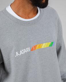Atari Spectrum Sweatshirt Grau Melange via Brava Fabrics