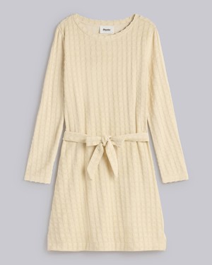 Terry Kleid mit GÃ¼rtel Beige from Brava Fabrics
