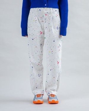 Splash Paint Cord-Faltenhose from Brava Fabrics