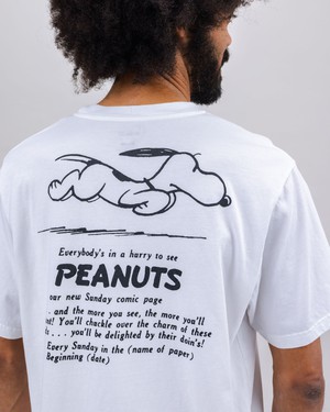 Peanuts Everybody's in a Hurry T-Shirt Weiß from Brava Fabrics