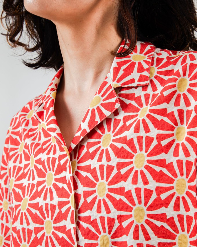 Marisol Aloha Bluse Rot from Brava Fabrics
