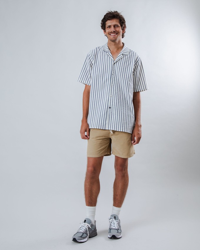 Sailor Aloha Shirt Blue from Brava Fabrics