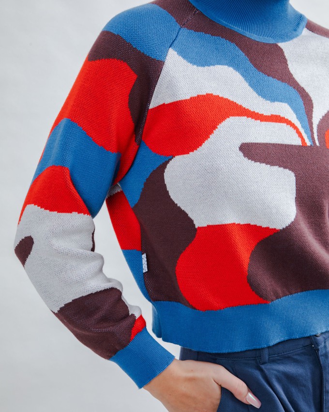 Jacquard Kurzpullover Sobremesa from Brava Fabrics