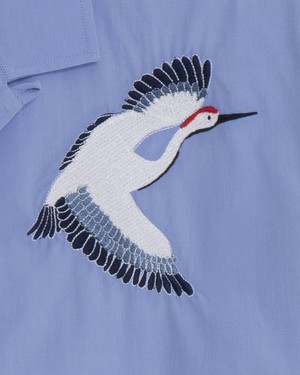 Essential Hemd Crane For Luck from Brava Fabrics