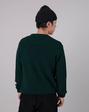 Waterfront Pullover aus Wolle Green from Brava Fabrics