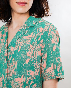 Helios Aloha Blouse Pink from Brava Fabrics