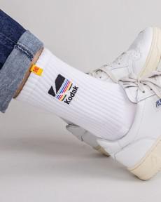 Kodak Socken Weiss via Brava Fabrics