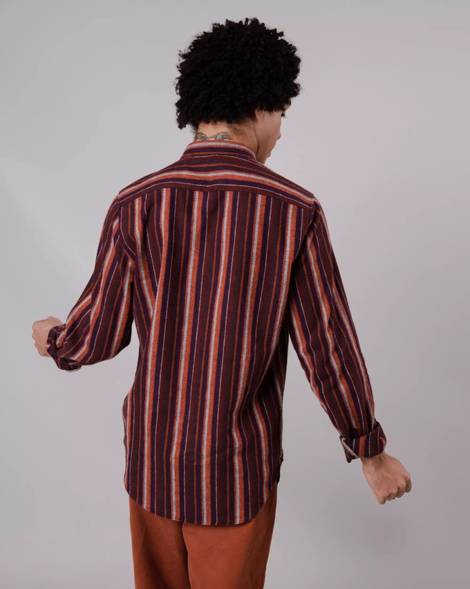 Barre Flanell Hemd Orange from Brava Fabrics