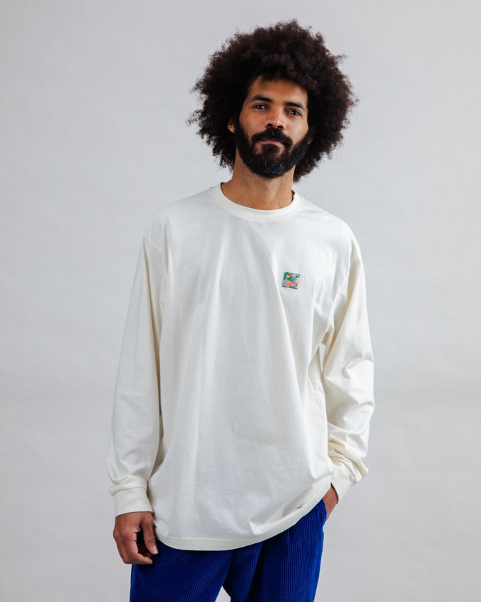 Sobremesa Langarmshirt Ecru from Brava Fabrics