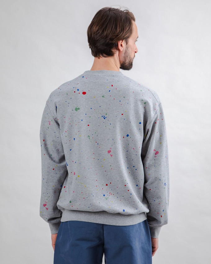 Splash Paint Sweatshirt Grau from Brava Fabrics