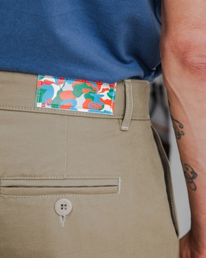 Sobremesa Plisseehose Khaki from Brava Fabrics