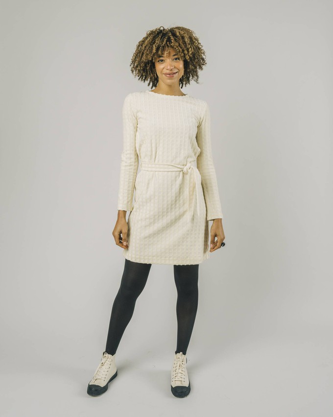 Terry Kleid mit GÃ¼rtel Beige from Brava Fabrics