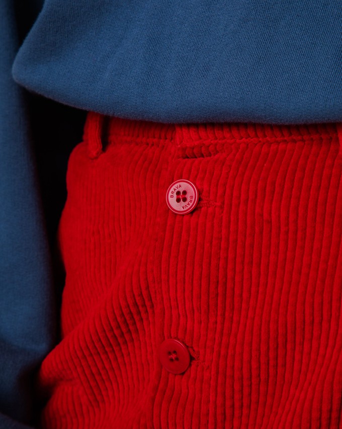 Cord Minirock Rot from Brava Fabrics