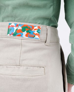 Weite Hose Ecru from Brava Fabrics