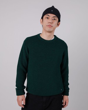 Waterfront Pullover aus Wolle Green from Brava Fabrics