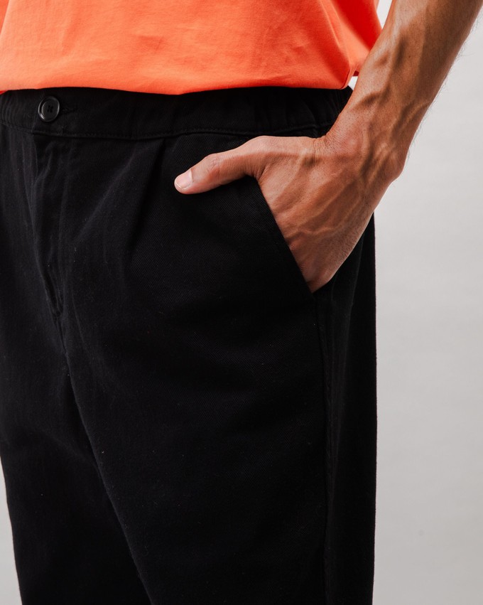 Comfort Chinohose Black Denim from Brava Fabrics